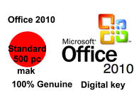 100% echter Microsoft Office 2010 Schlüsselcode 500 PC 32 64 Bit-multi Sprache