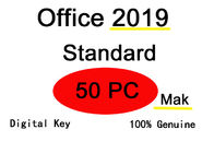 100% echter Microsoft Office 2019 Schlüsselcode-Standard 50 PC multi Sprache