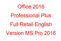 Mehrsprachiger Microsoft Office-Fachmann plus Bit 2016 Einzelhandels-Schlüssel 500 PC 32 64