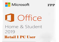 Aktiviertes on-line-Haus und Student PC Retail Key License FPP Microsoft Offices 2019