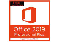 Globale nur Berufsplus-Schlüsselcode-Telefon-Aktivierung Versions-Microsoft Offices 2019